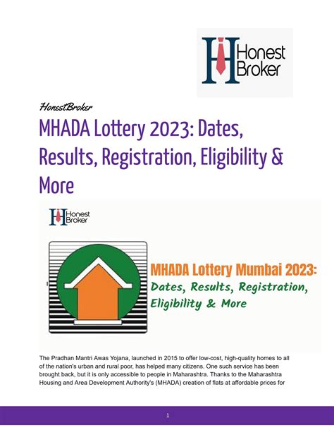 mhada lottery 2023 mumbai dates.